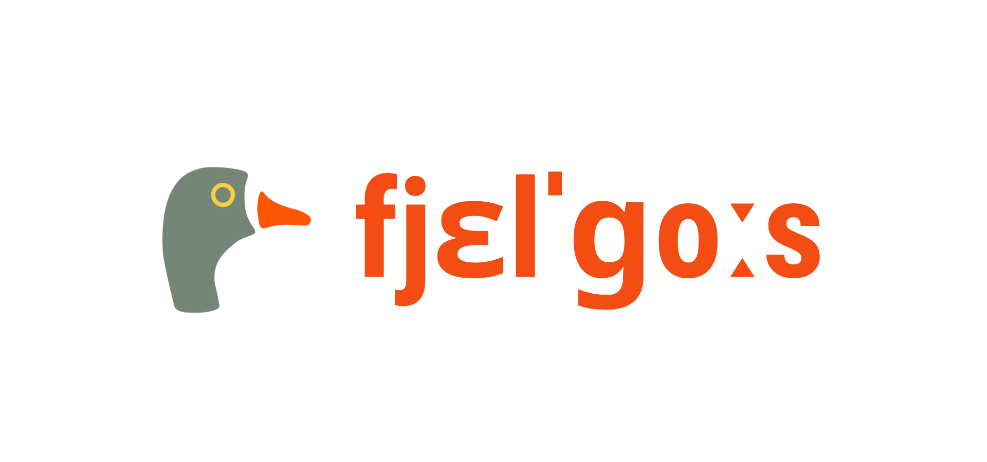 Fjällgås phonetic transcript combined with logo